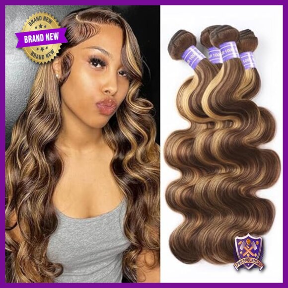 Brazilian Virgin Hair Extensions 14-20 Inches Body Wave Bundles 100g Each main image 6